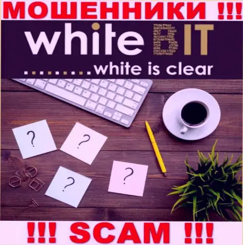 Лицензию WhiteBit Com не имеет, т.к. мошенникам она совсем не нужна, БУДЬТЕ КРАЙНЕ ОСТОРОЖНЫ !!!