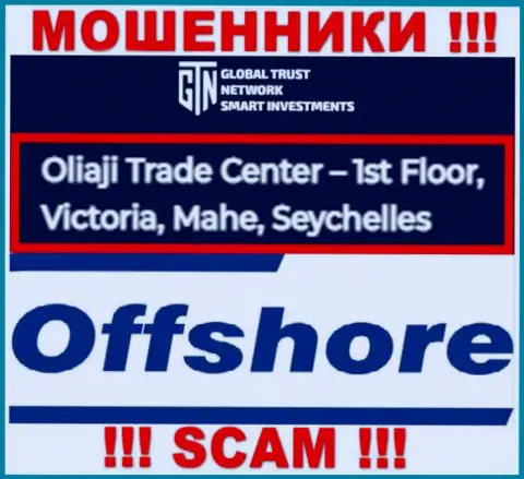 Офшорное месторасположение ГТН Старт по адресу Oliaji Trade Center - 1st Floor, Victoria, Mahe, Seychelles позволяет им свободно обманывать