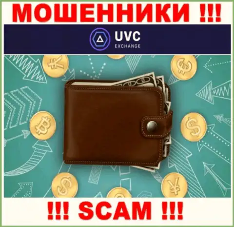 Криптовалютный кошелек - именно в указанном направлении предоставляют свои услуги internet-мошенники UVC Exchange