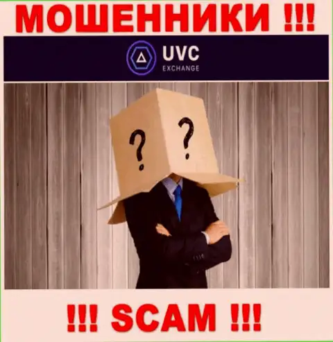 Не взаимодействуйте с мошенниками UVC Exchange - нет инфы об их прямых руководителях