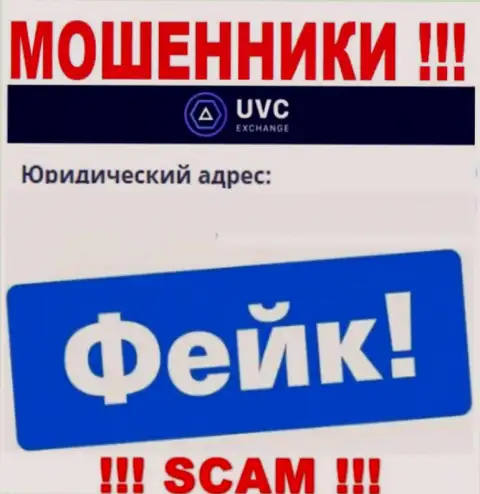 Сведения на сайте UVC Exchange о юрисдикции компании - это обман, не позволяйте себя наколоть