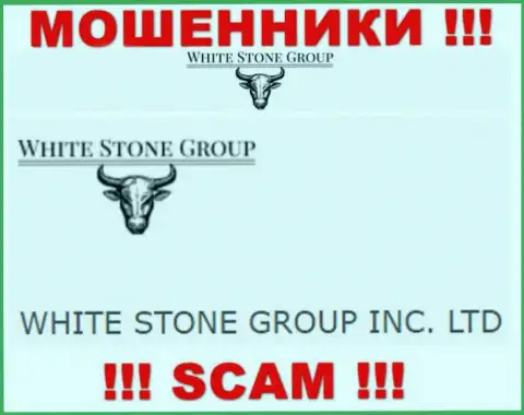 WSGroup Org - юр лицо мошенников организация WHITE STONE GROUP INC. LTD