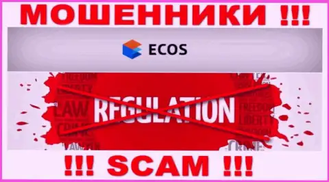 На информационном портале ворюг ЭКОС нет информации об регуляторе - его попросту нет