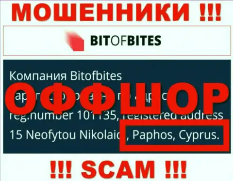 BitOfBites Com - это internet-разводилы, их место регистрации на территории Cyprus