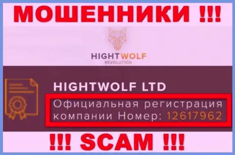 Присутствие номера регистрации у HightWolf Com (12617962) не говорит о том что компания солидная