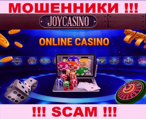 Направление деятельности JoyCasino: Интернет-казино - отличный доход для internet воров