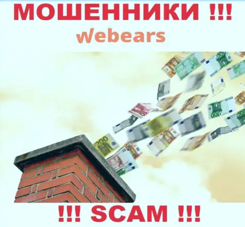 Не работайте совместно с интернет мошенниками Webears, оставят без денег стопроцентно