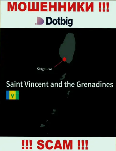 DotBig имеют офшорную регистрацию: Сент-Винсент и Гренадины - будьте крайне внимательны, мошенники