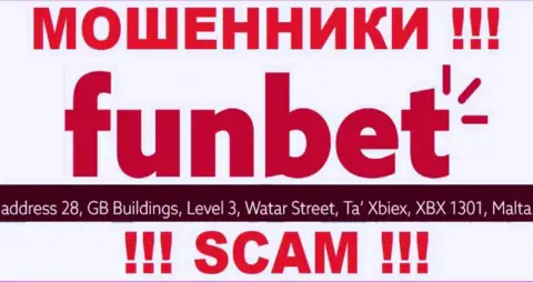МОШЕННИКИ Фун Бет сливают вклады лохов, располагаясь в оффшорной зоне по этому адресу 28, GB Buildings, Level 3, Watar Street, Ta Xbiex, XBX 1301, Malta