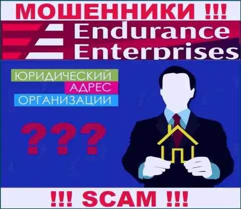 Вы не сможете найти информацию об юрисдикции EnduranceFX Com ни на портале мошенников, ни в сети интернет
