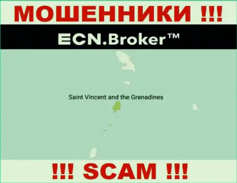 Пустив корни в офшоре, на территории St. Vincent and the Grenadines, ECN Broker спокойно грабят клиентов
