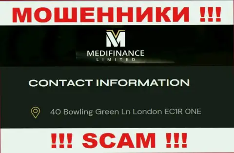 Будьте очень внимательны !!! MediFinanceLimited Com - это явно мошенники ! Не желают показать реальный юридический адрес организации