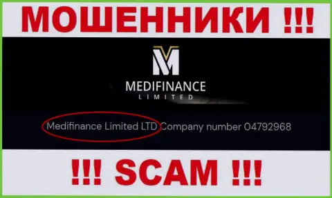 MediFinanceLimited вроде бы, как владеет контора МедиФинансЛимитед Лтд