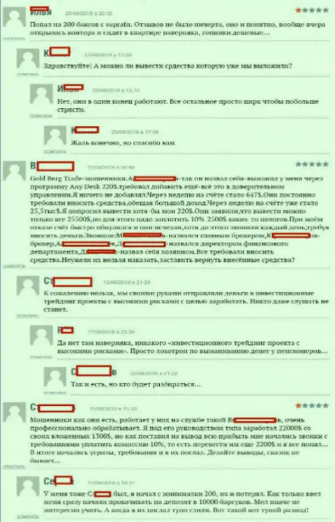 Отзывы валютных игроков forex дилингового центра СупраФН, размещенные ими лично на портале boexpert ru